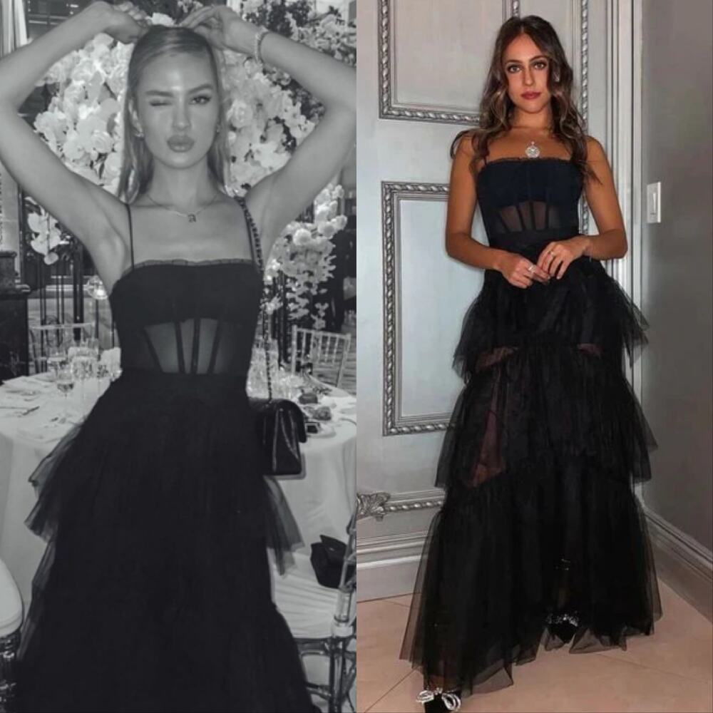 BCBGMaxAzria Corset Tulle Gown - Picture 2 of 5